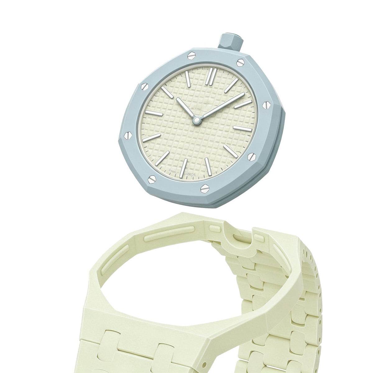 [Limara]OAK POP EXCLUSIVE CREAMY YELLOW BIOCERAMIC STRAP