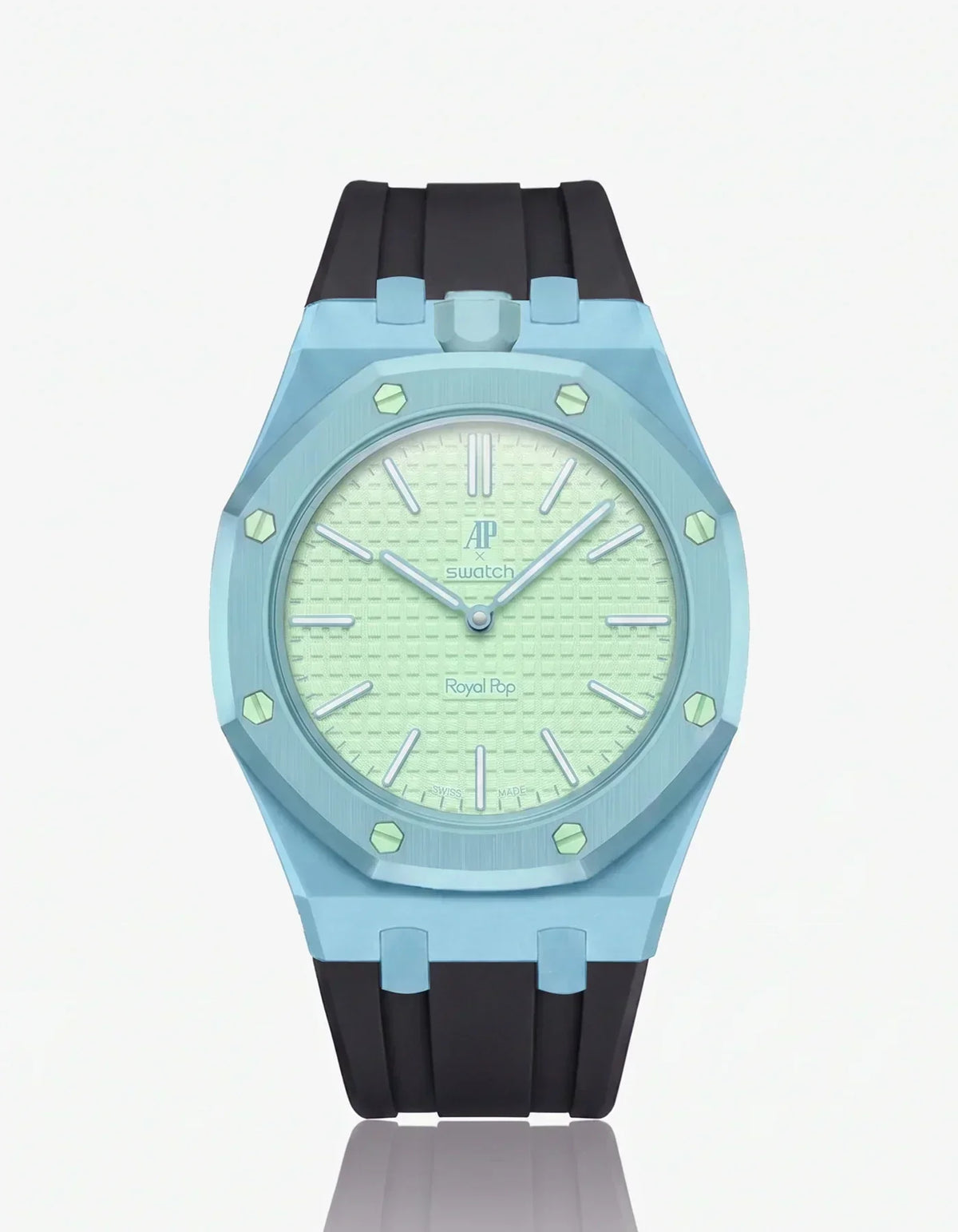 Silicone Strap & Case  Royal Pop  Blaue Acht(Customize  Colors)