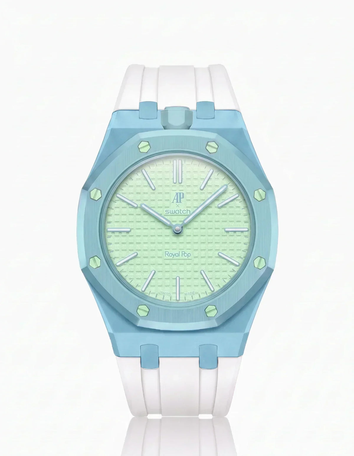 Silicone Strap & Case  Royal Pop  Blaue Acht(Customize  Colors)