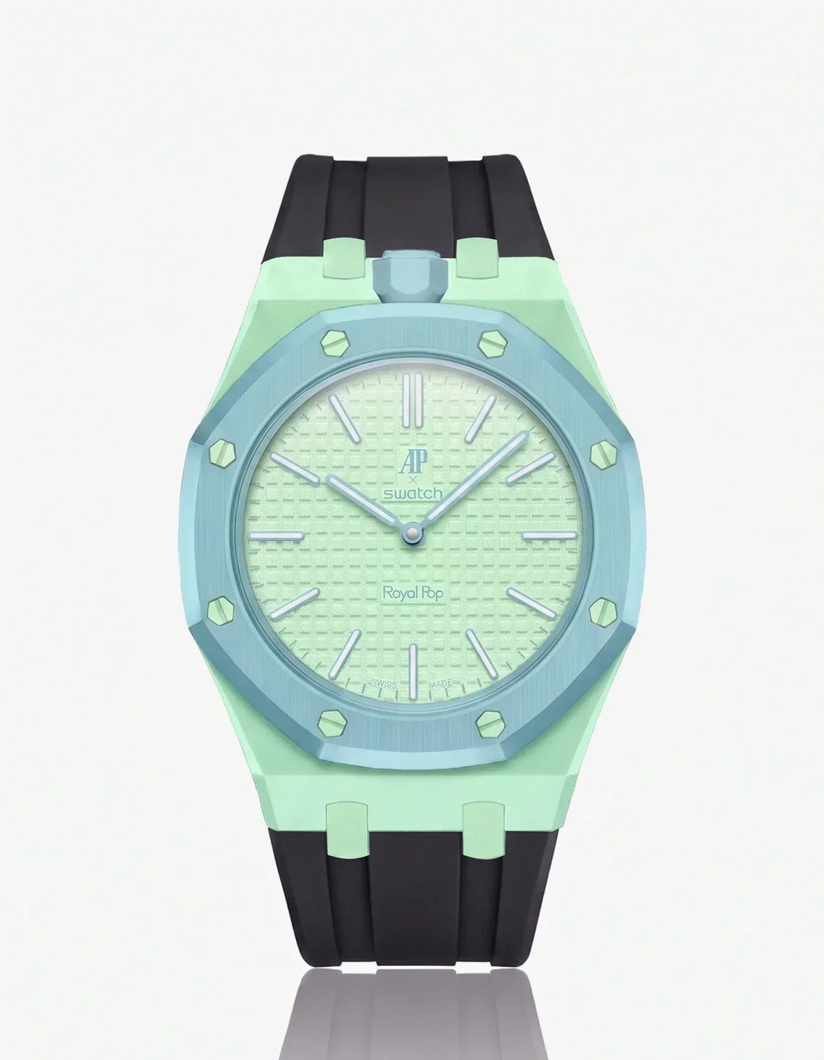 Silicone Strap & Case  Royal Pop  Blaue Acht(Customize  Colors)