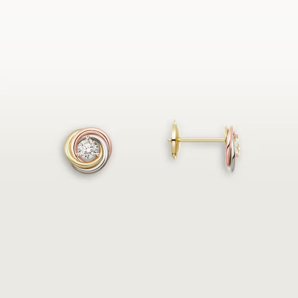 [Limara] TRINITY STUD DIAMOND EARRINGS