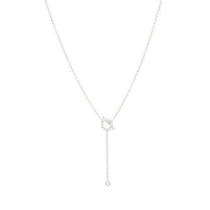 [Limara]FINESSE SILVER DIAMOND NECKLACE