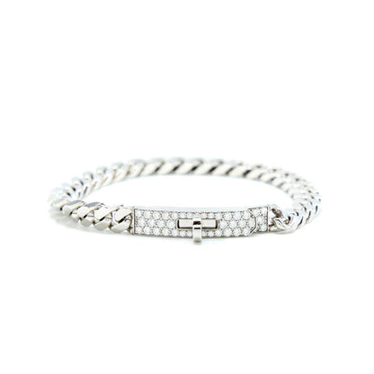 [Limara]KELLY CHAIN SILVER DIAMOND BRACELET
