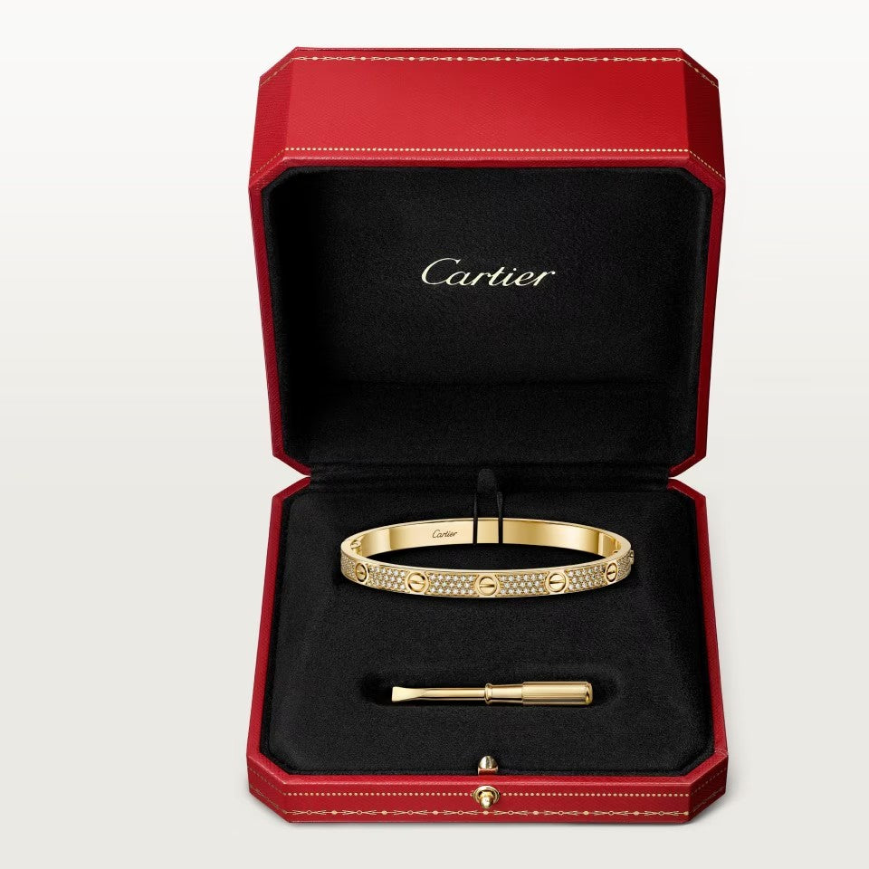 [Limara] LOVE BRACELET 4.8MM DIAMOND-PAVED