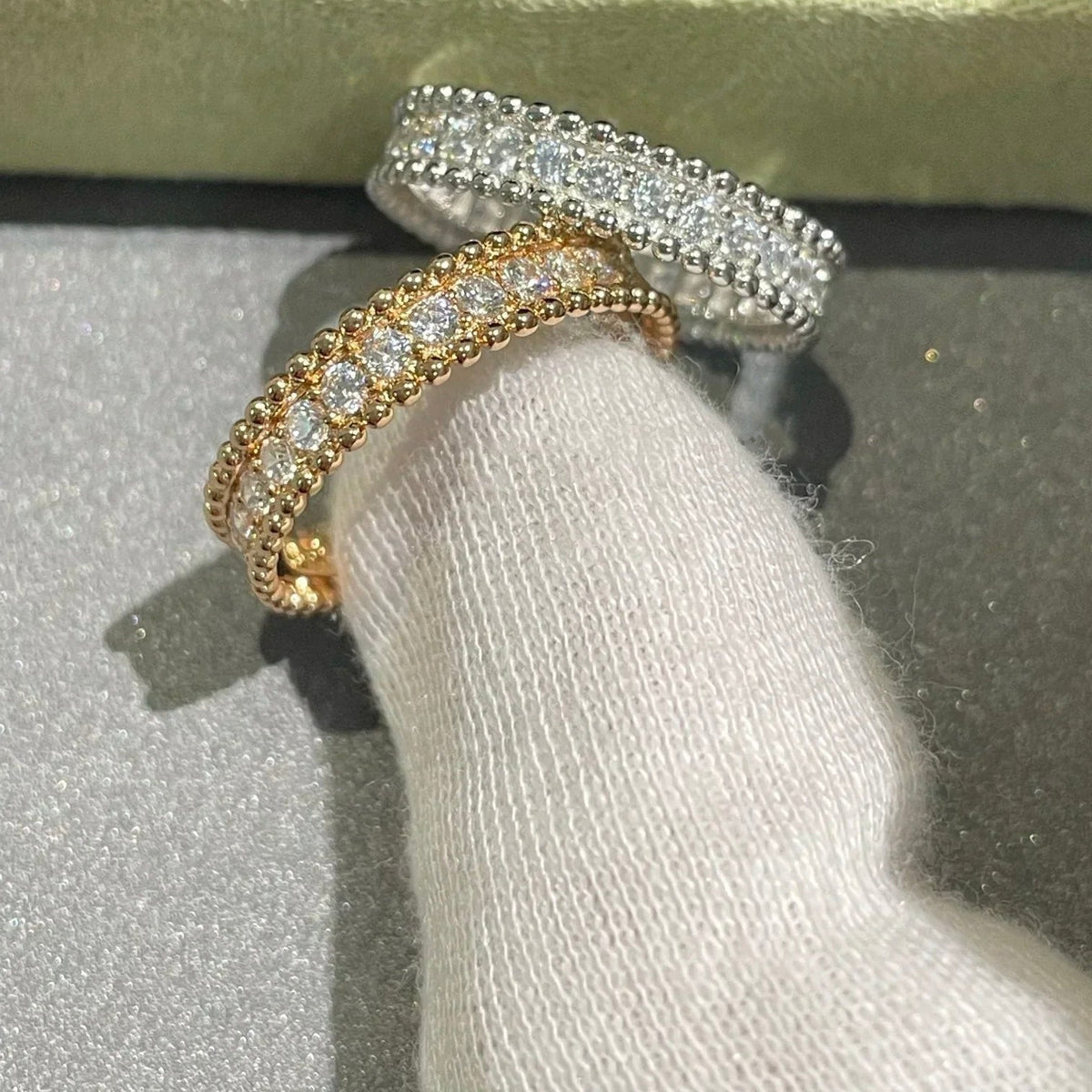 [Limara]PERLEE DIAMOND ROSE GOLD RING