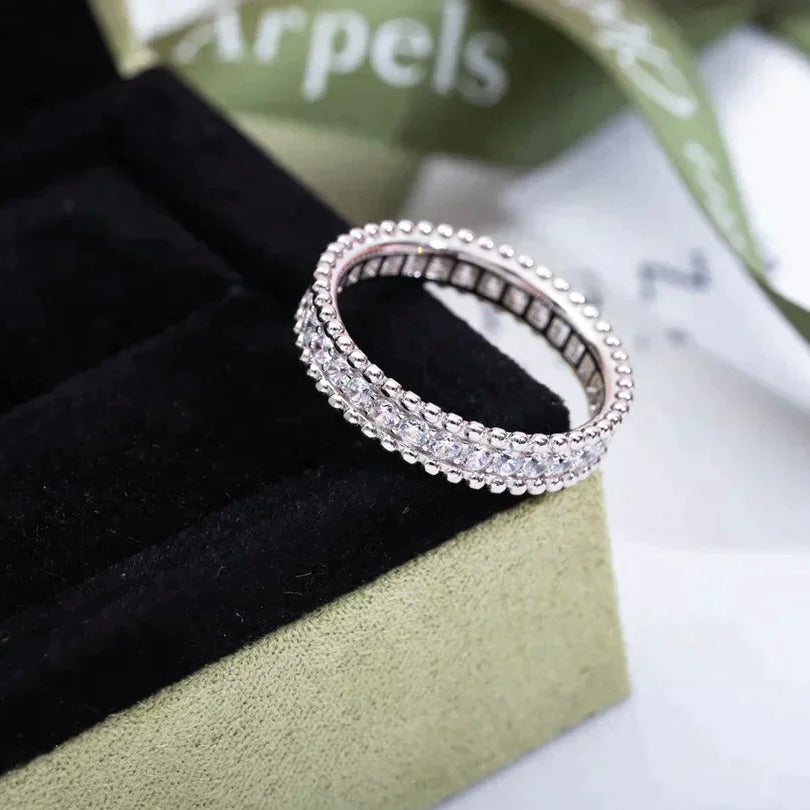 [Limara]PERLEE DIAMOND SILVER RING