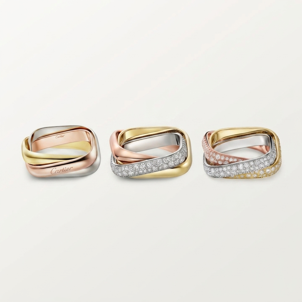 [Limara] TRINITY 3.5MM CUSHION RING COLLECTION