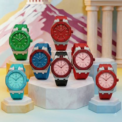 [Limara]ROYAL OAK POP EXCLUSIVE STEEL CASE & SILICONE STRAP