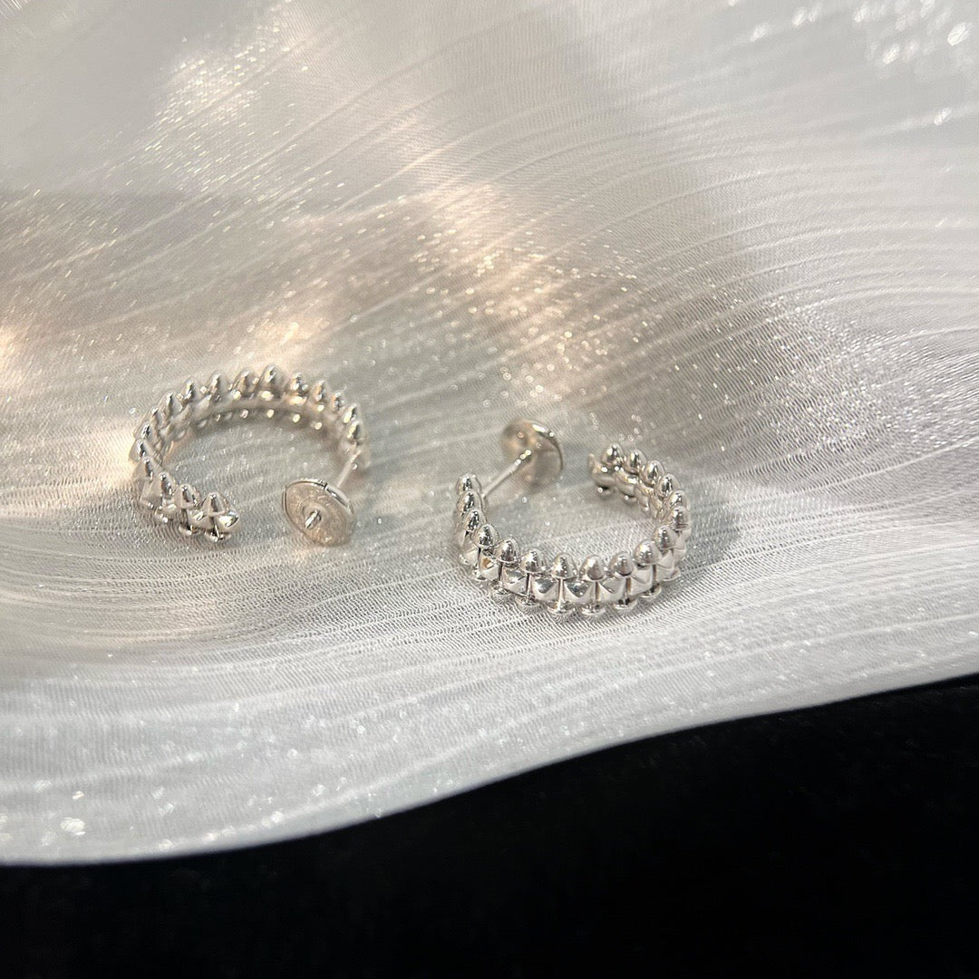 [Limara] CLASH SMALL HOOP EARRINGS