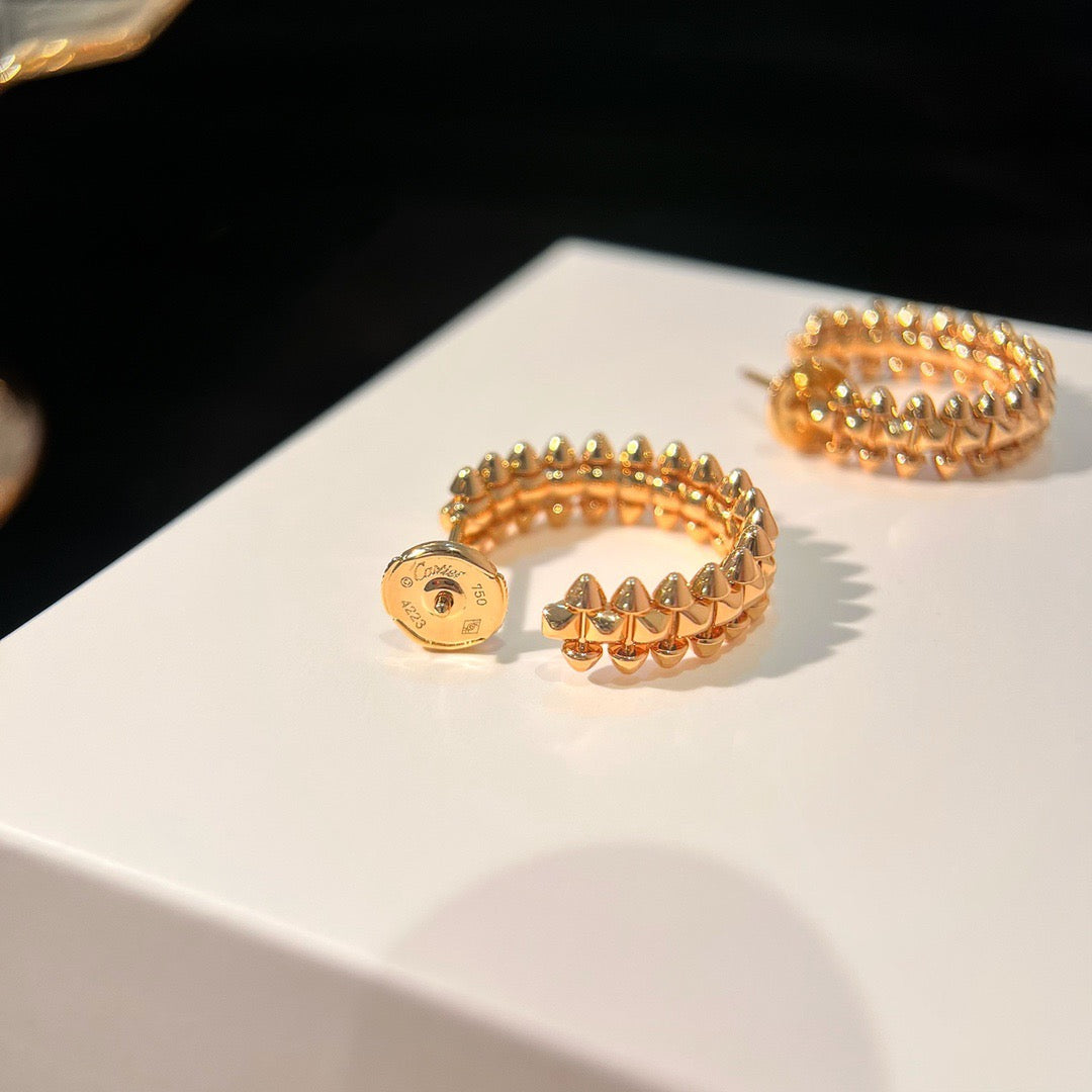 [Limara] CLASH SMALL HOOP EARRINGS