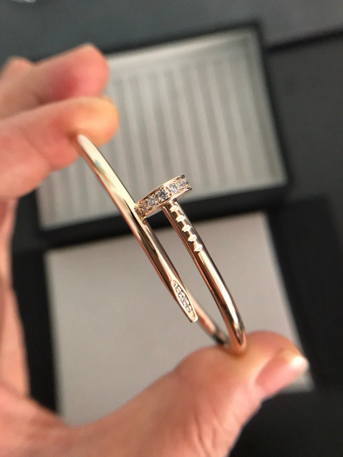 [Limara]JUSTE UN CLOU 3.5MM CLASSIC DIAMOND BANGLE