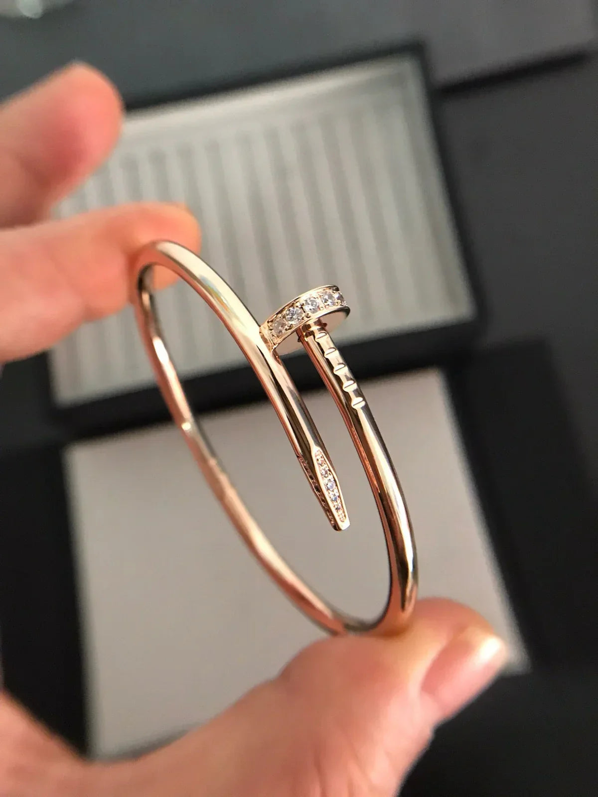 [Limara]JUSTE UN CLOU 3.5MM CLASSIC DIAMOND BANGLE
