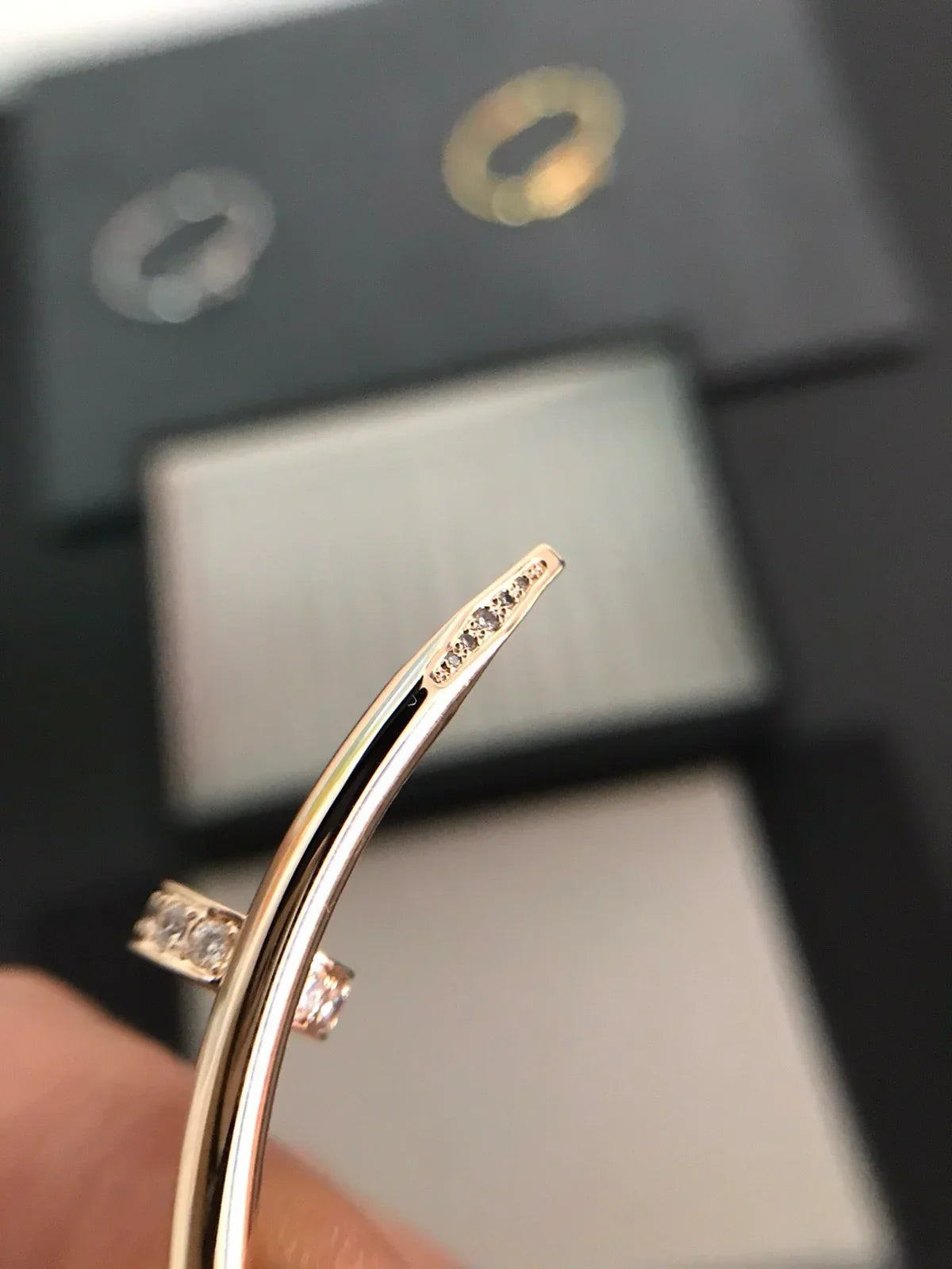 [Limara]JUSTE UN CLOU 3.5MM CLASSIC DIAMOND BANGLE