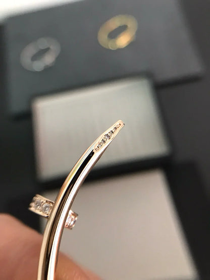 [Limara]JUSTE UN CLOU 3.5MM CLASSIC DIAMOND BANGLE