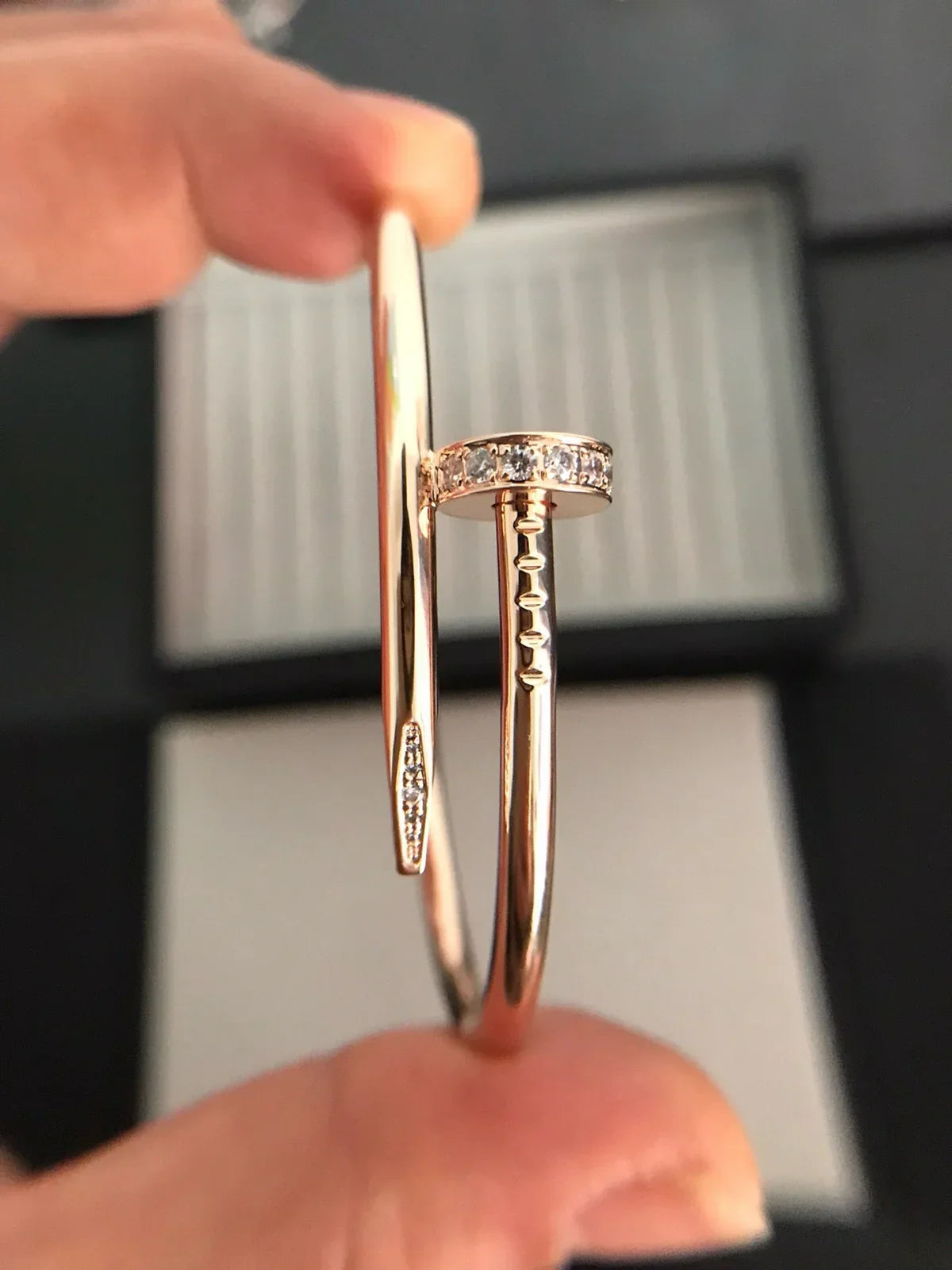 [Limara]JUSTE UN CLOU 3.5MM CLASSIC DIAMOND BANGLE