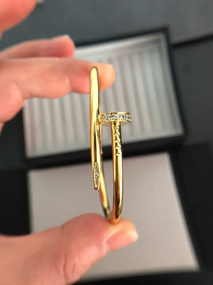 [Limara]JUSTE UN CLOU 3.5MM CLASSIC DIAMOND BANGLE