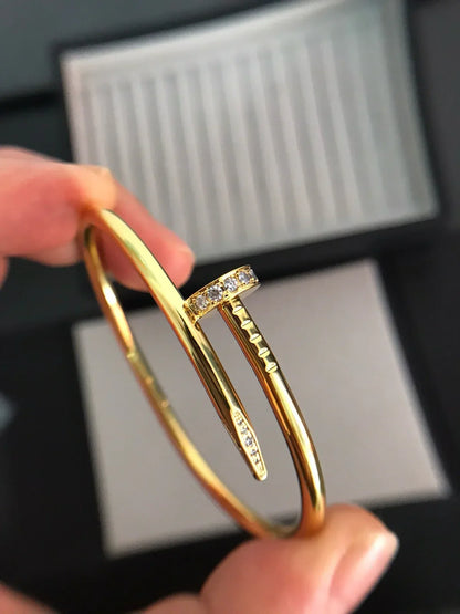 [Limara]JUSTE UN CLOU 3.5MM CLASSIC DIAMOND BANGLE