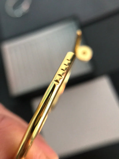 [Limara]JUSTE UN CLOU 3.5MM CLASSIC DIAMOND BANGLE