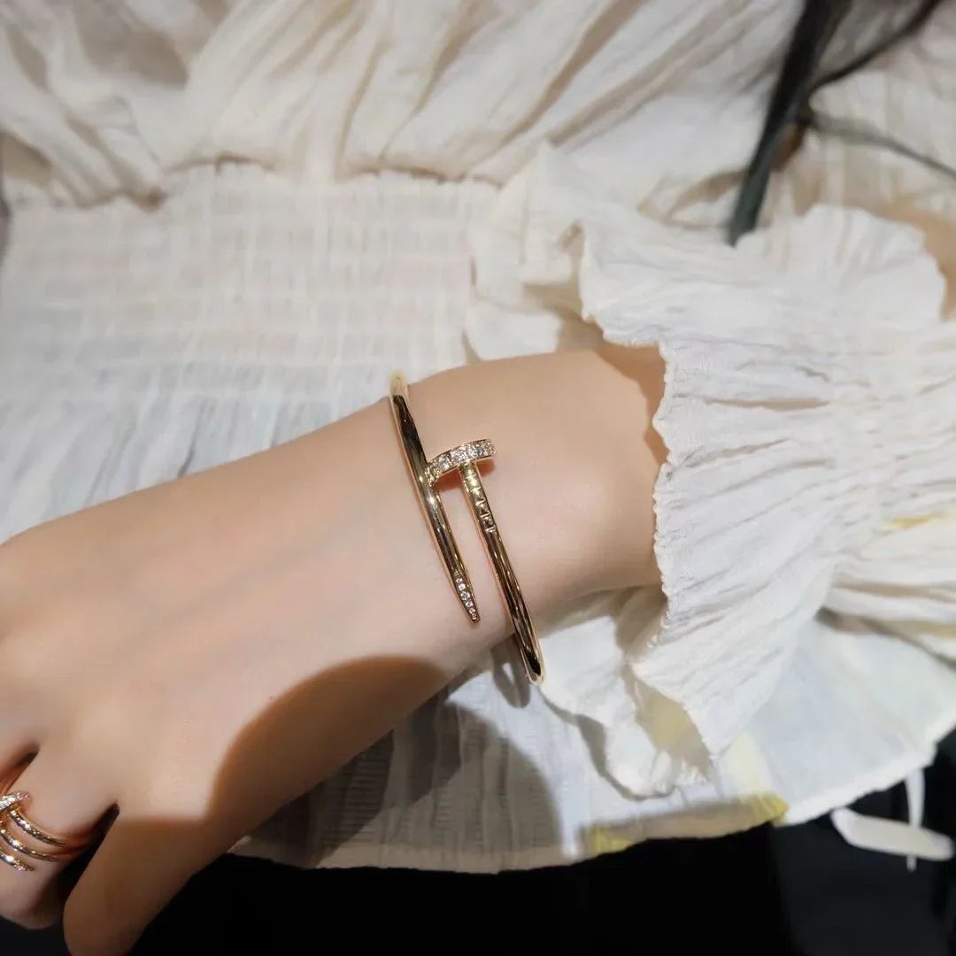 [Limara]JUSTE UN CLOU 3.5MM CLASSIC DIAMOND BANGLE