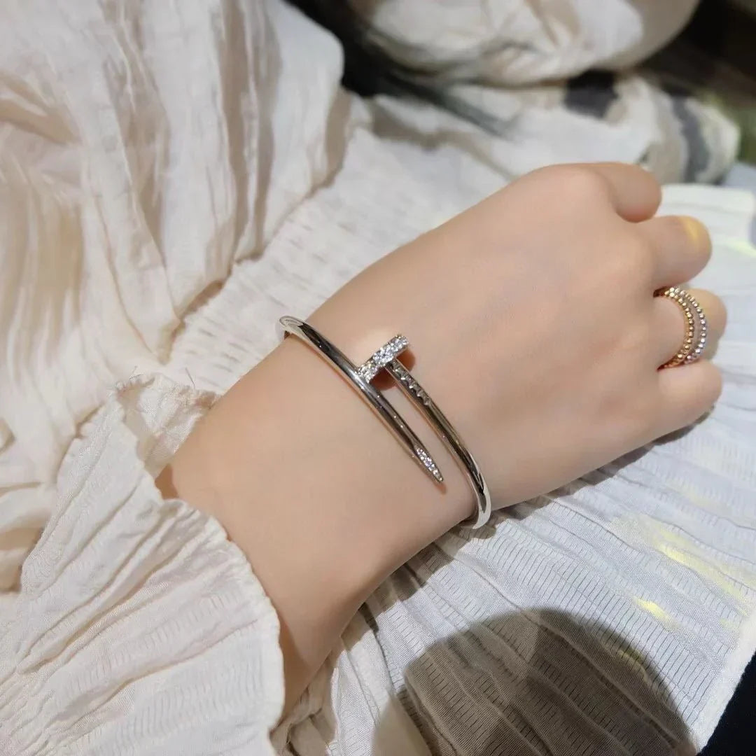 [Limara]JUSTE UN CLOU 3.5MM CLASSIC DIAMOND BANGLE
