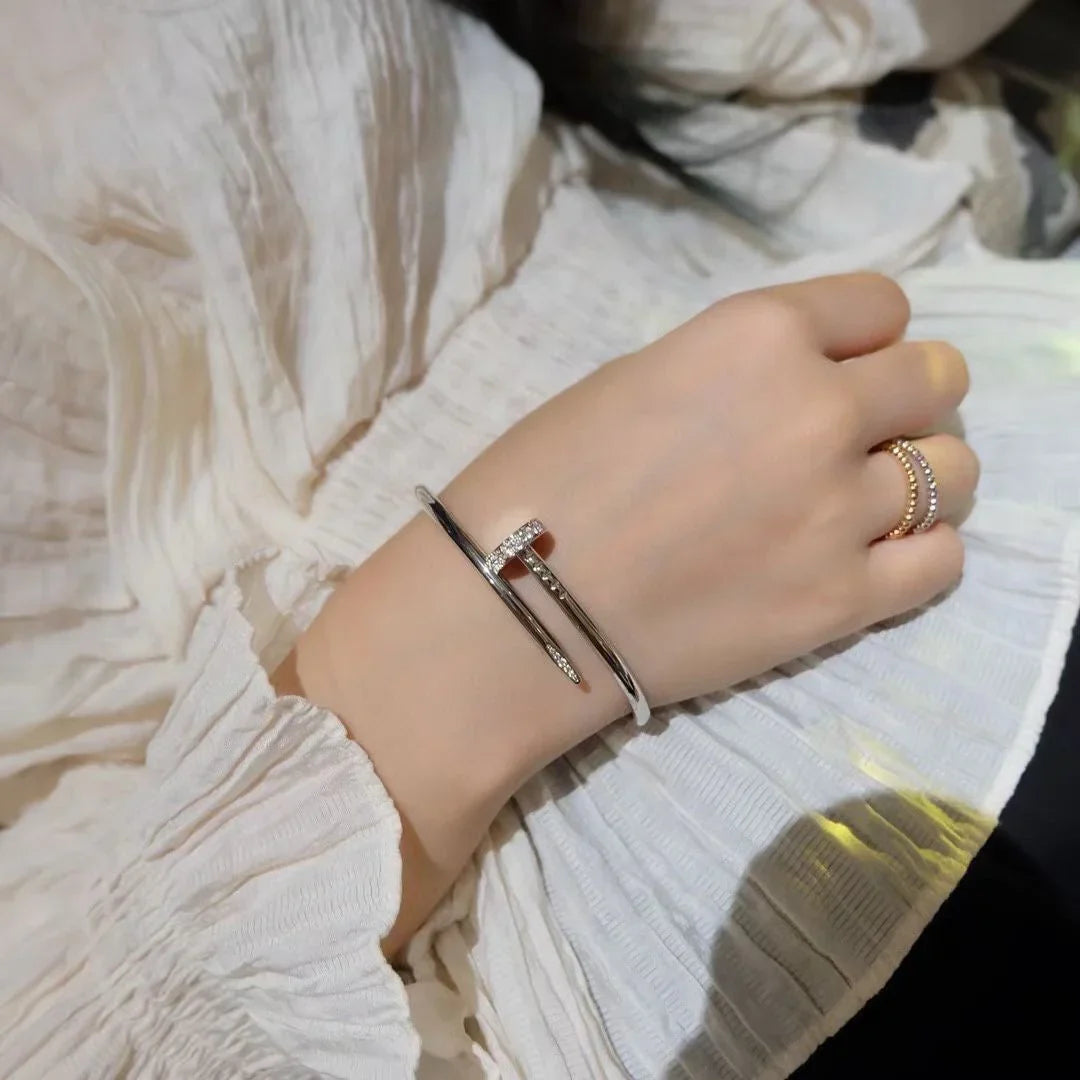 [Limara]JUSTE UN CLOU 3.5MM CLASSIC DIAMOND BANGLE