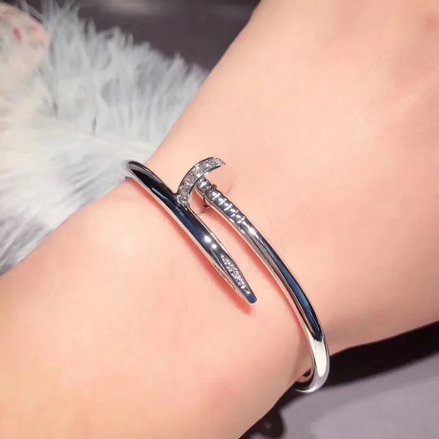 [Limara]JUSTE UN CLOU 3.5MM CLASSIC DIAMOND BANGLE