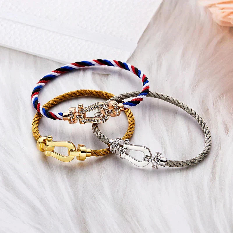 [Limara]FORCE LARGE HORSESHOE BRACELET - GOLD