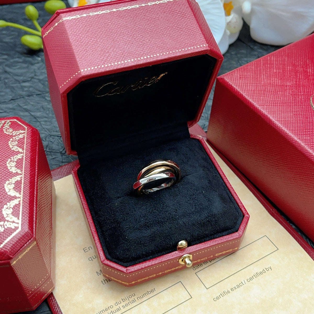 [Limara] TRINITY 3.2MM RING COLLECTION