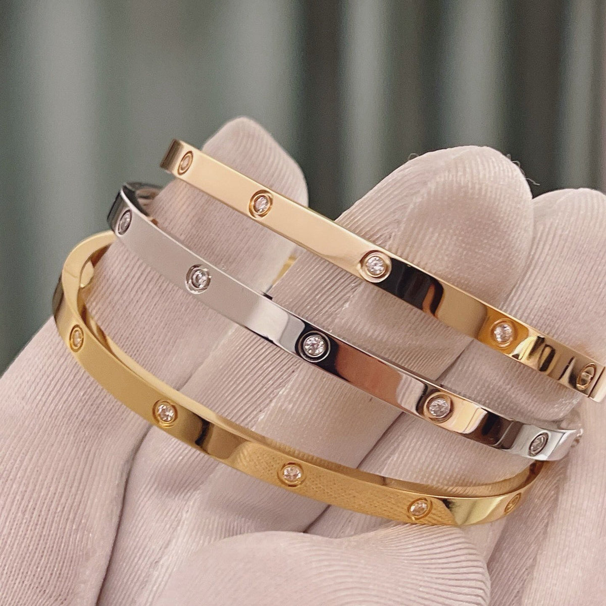 [Limara] LOVE BRACELET 3.65MM 10 DIAMONDS