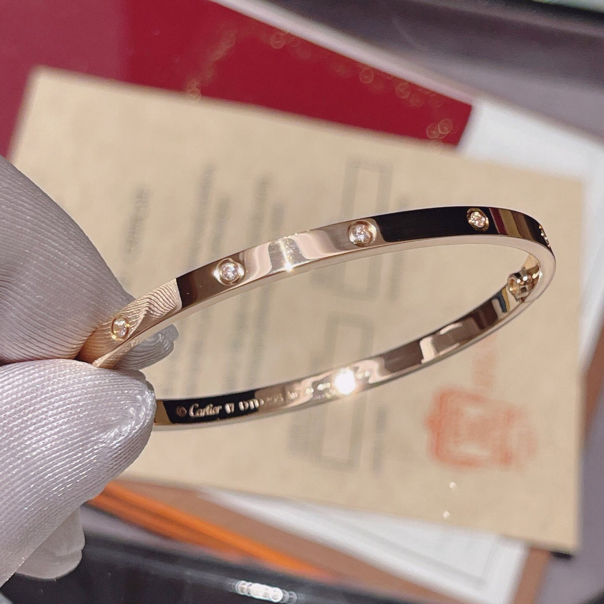 [Limara] LOVE BRACELET 3.65MM 10 DIAMONDS
