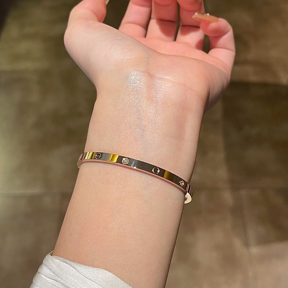 [Limara] LOVE BRACELET 3.65MM 6 DIAMONDS