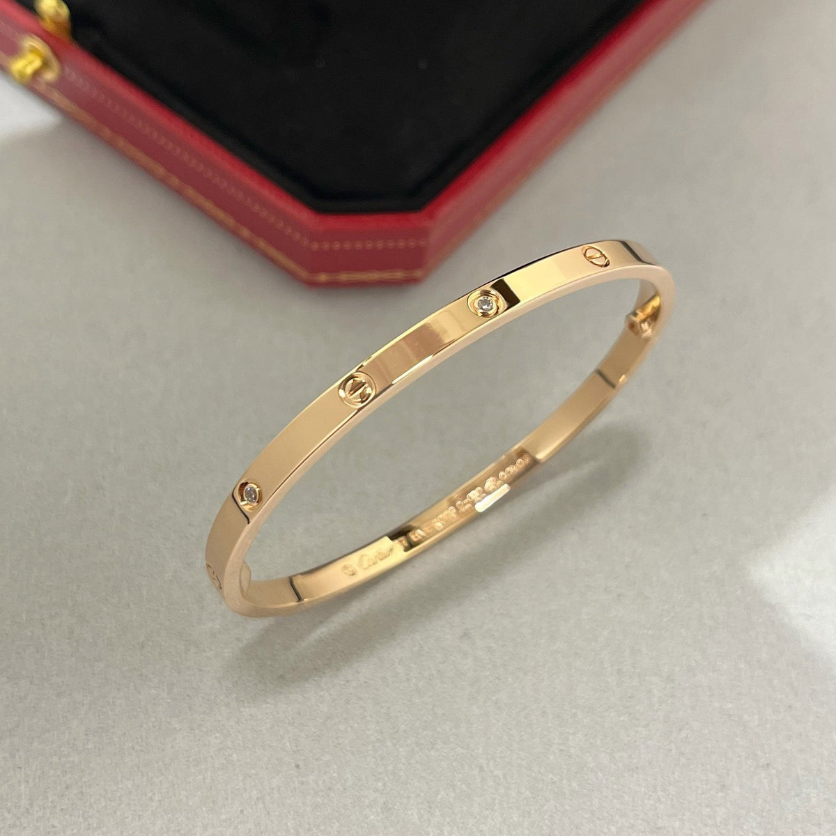 [Limara] LOVE BRACELET 3.65MM 6 DIAMONDS