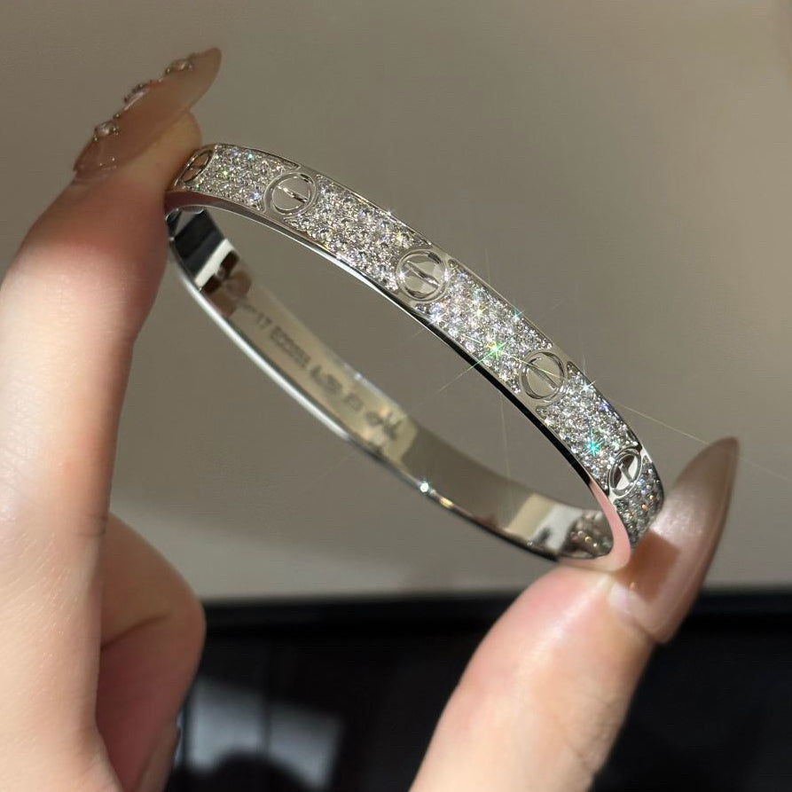 [Limara] LOVE BRACELET 6.1MM DIAMOND-PAVED