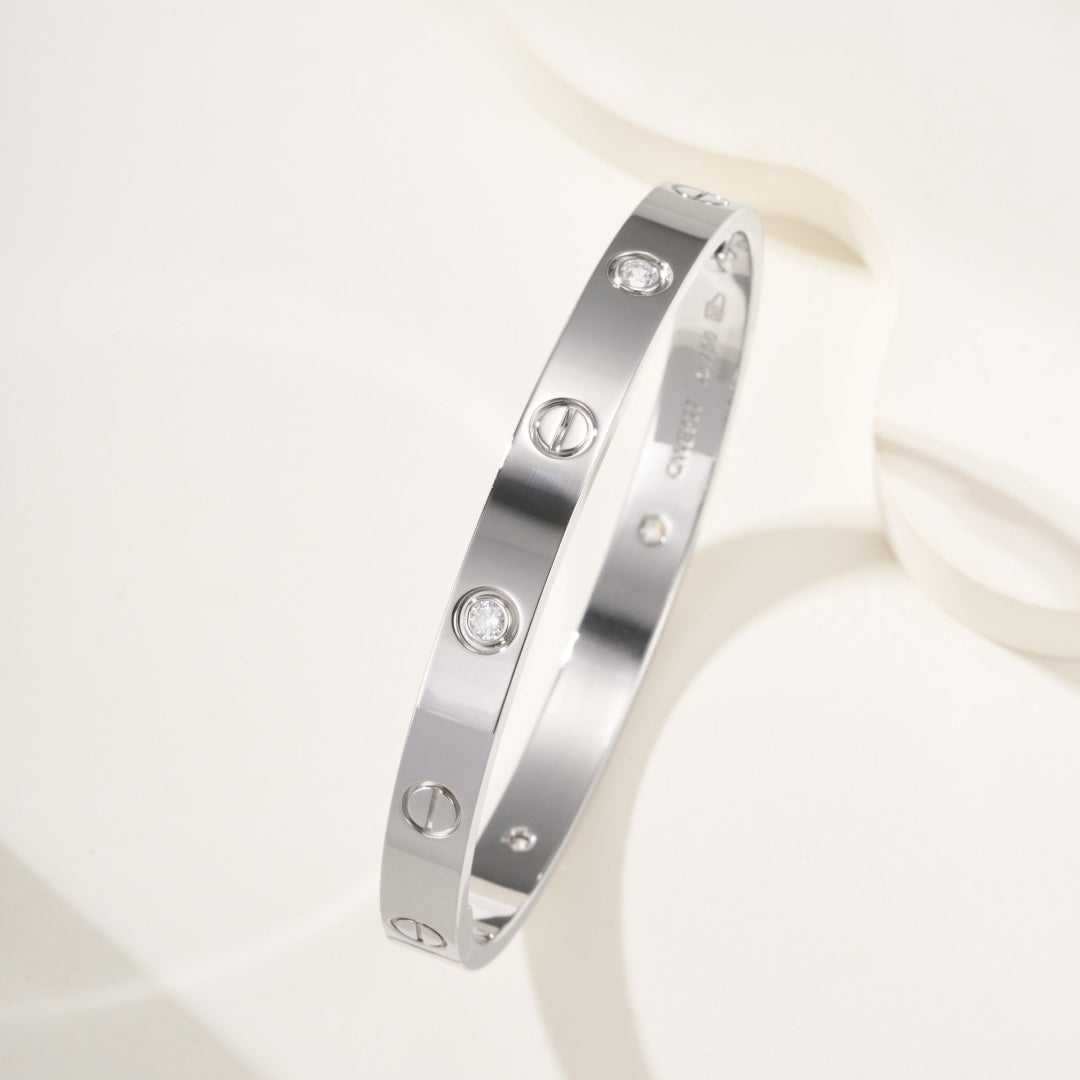 [Limara] LOVE BRACELET 6.1MM 4 DIAMONDS