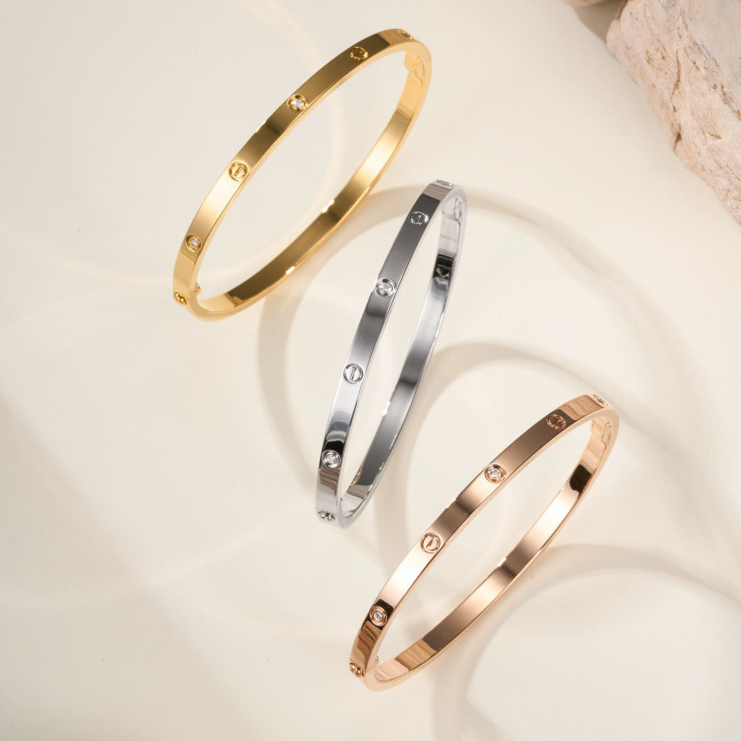 [Limara] LOVE BRACELET 3.65MM 6 DIAMONDS