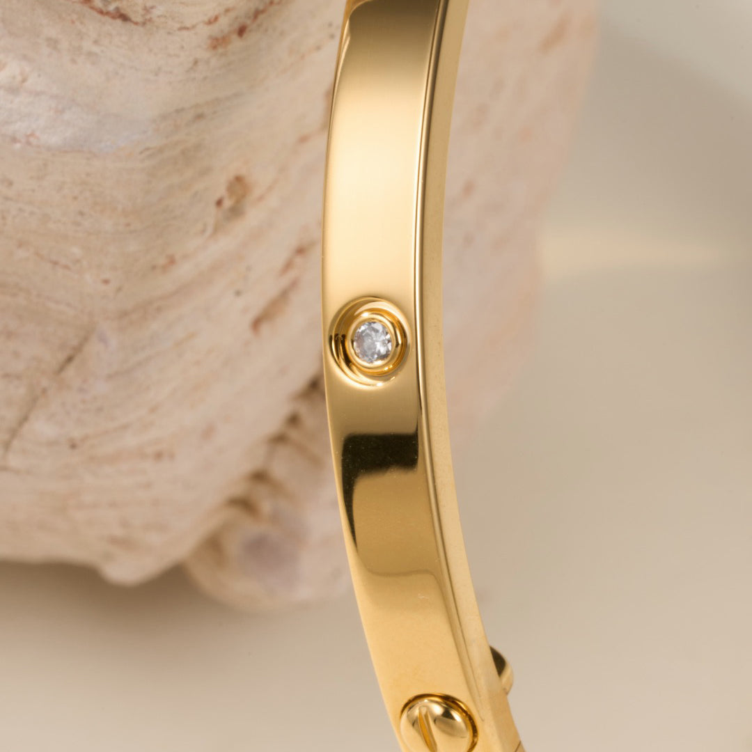 [Limara] LOVE BRACELET 3.65MM 6 DIAMONDS