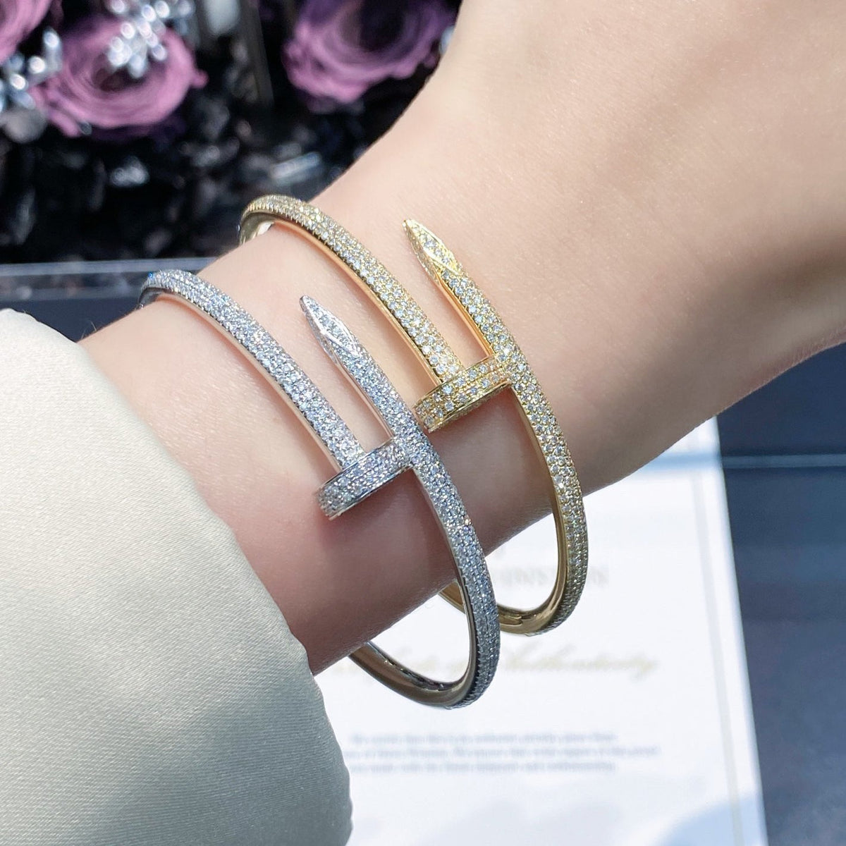 [Limara] JUSTE BRACELET 3.5MM ALL DIAMONDS
