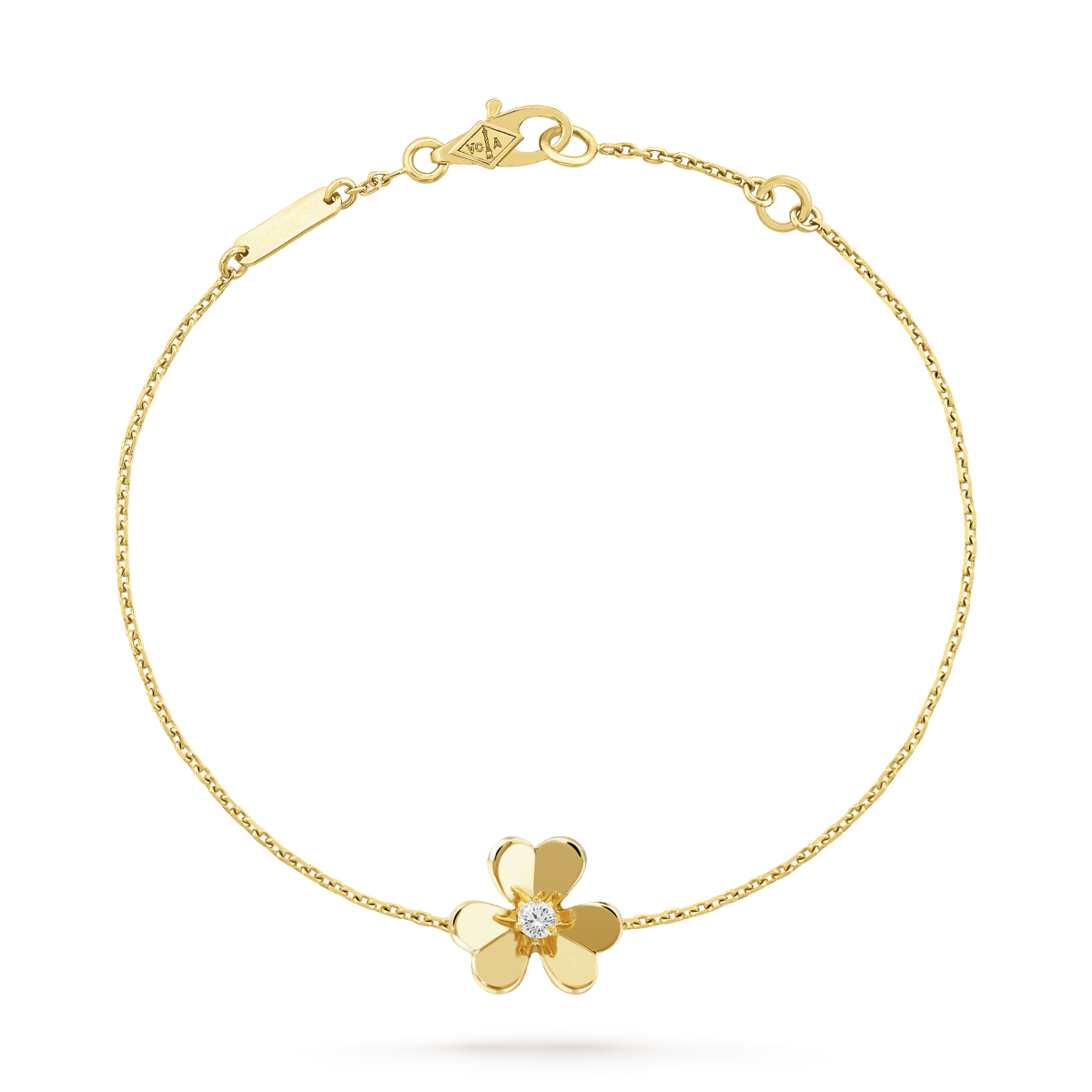 [Limara]FRIVOLE GOLD FLOWER PINK MALACHITE BRACELET