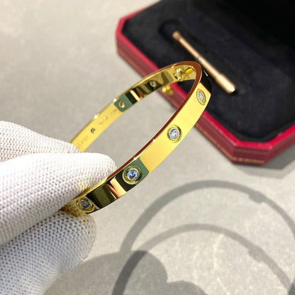 [Limara]CLASSIC 6.1MM LOVE BANGLE - 10-DIAMOND