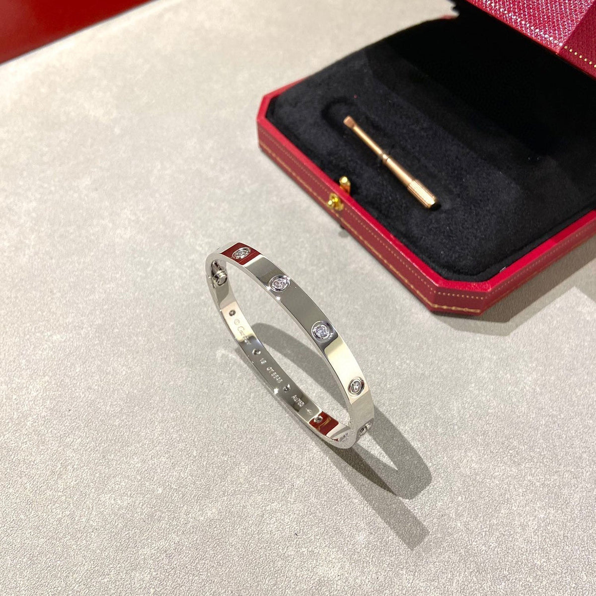 [Limara]CLASSIC 6.1MM LOVE BANGLE - 10-DIAMOND