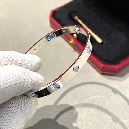 [Limara]CLASSIC 6.1MM LOVE BANGLE - 10-DIAMOND