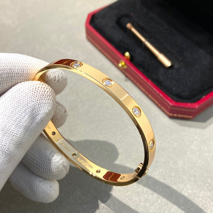 [Limara]CLASSIC 6.1MM LOVE BANGLE - 10-DIAMOND