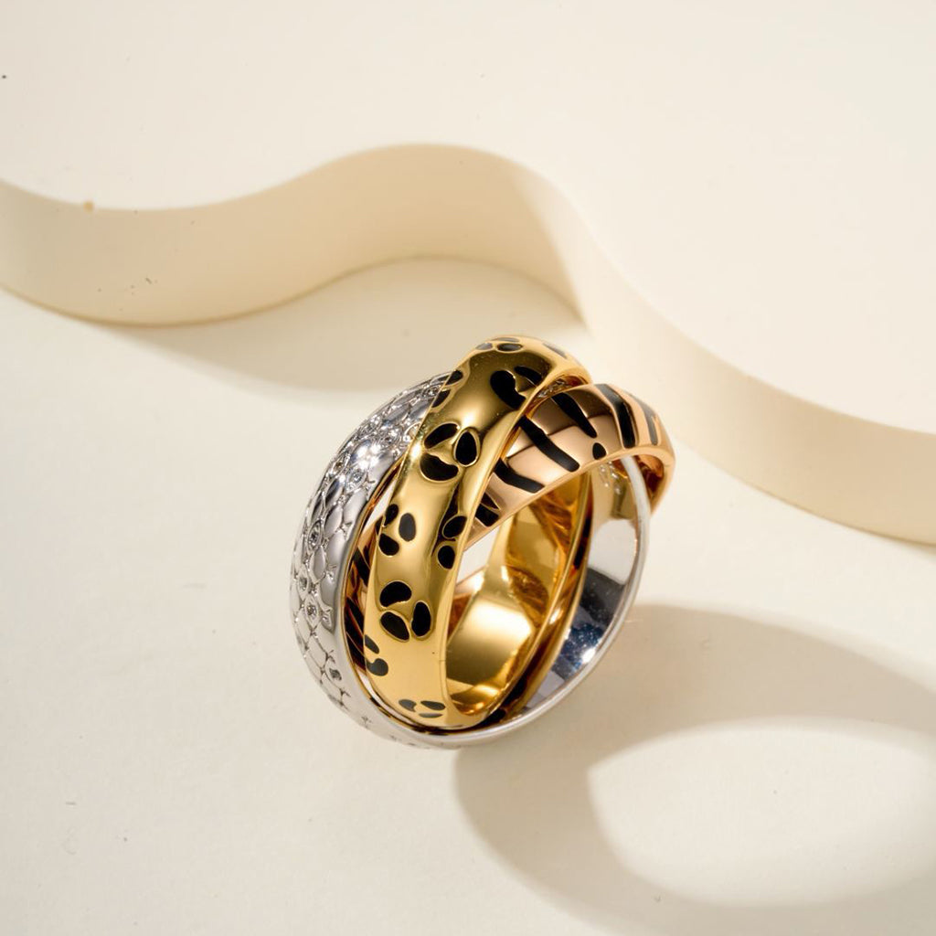 [Limara] TRINITY  RING LEOPARD PRINT