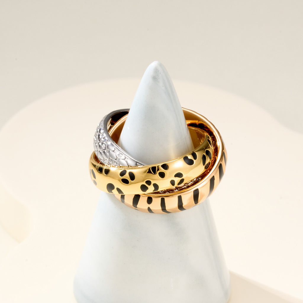 [Limara] TRINITY  RING LEOPARD PRINT