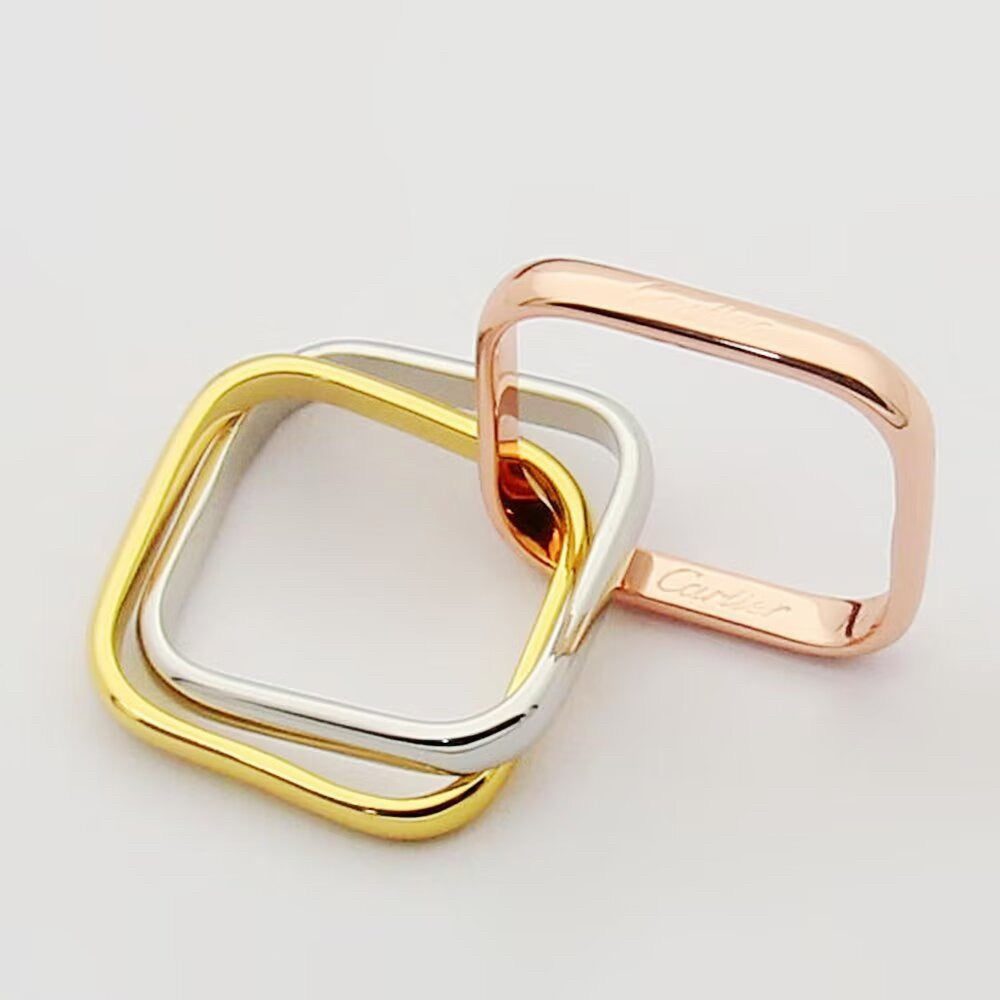 [Limara] TRINITY 3.5MM CUSHION RING COLLECTION