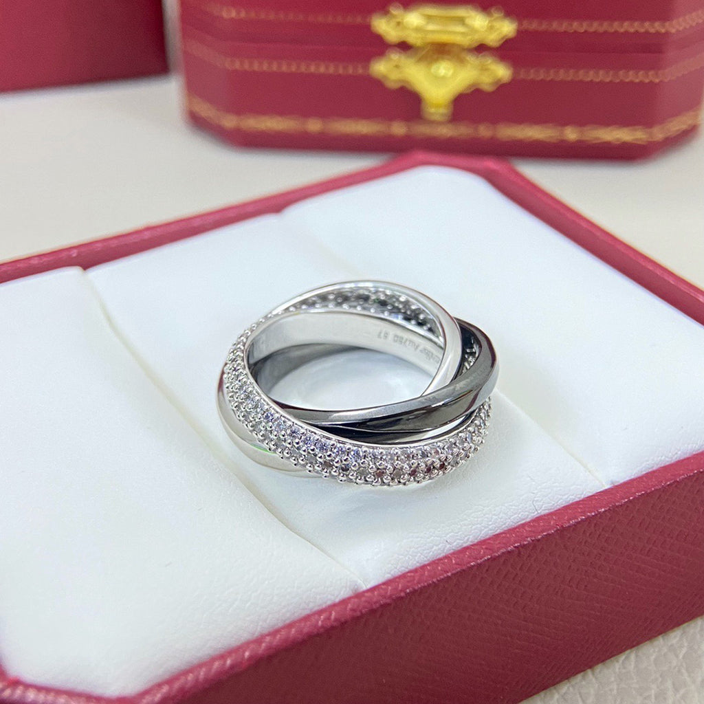 [Limara] TRINITY 3.2MM RING BLACK CERAMIC