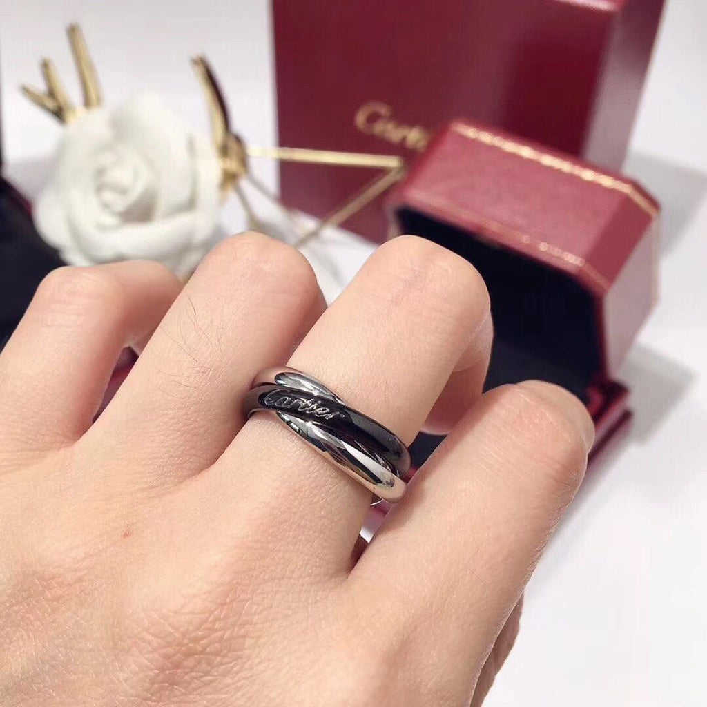 [Limara] TRINITY 3.2MM RING BLACK CERAMIC
