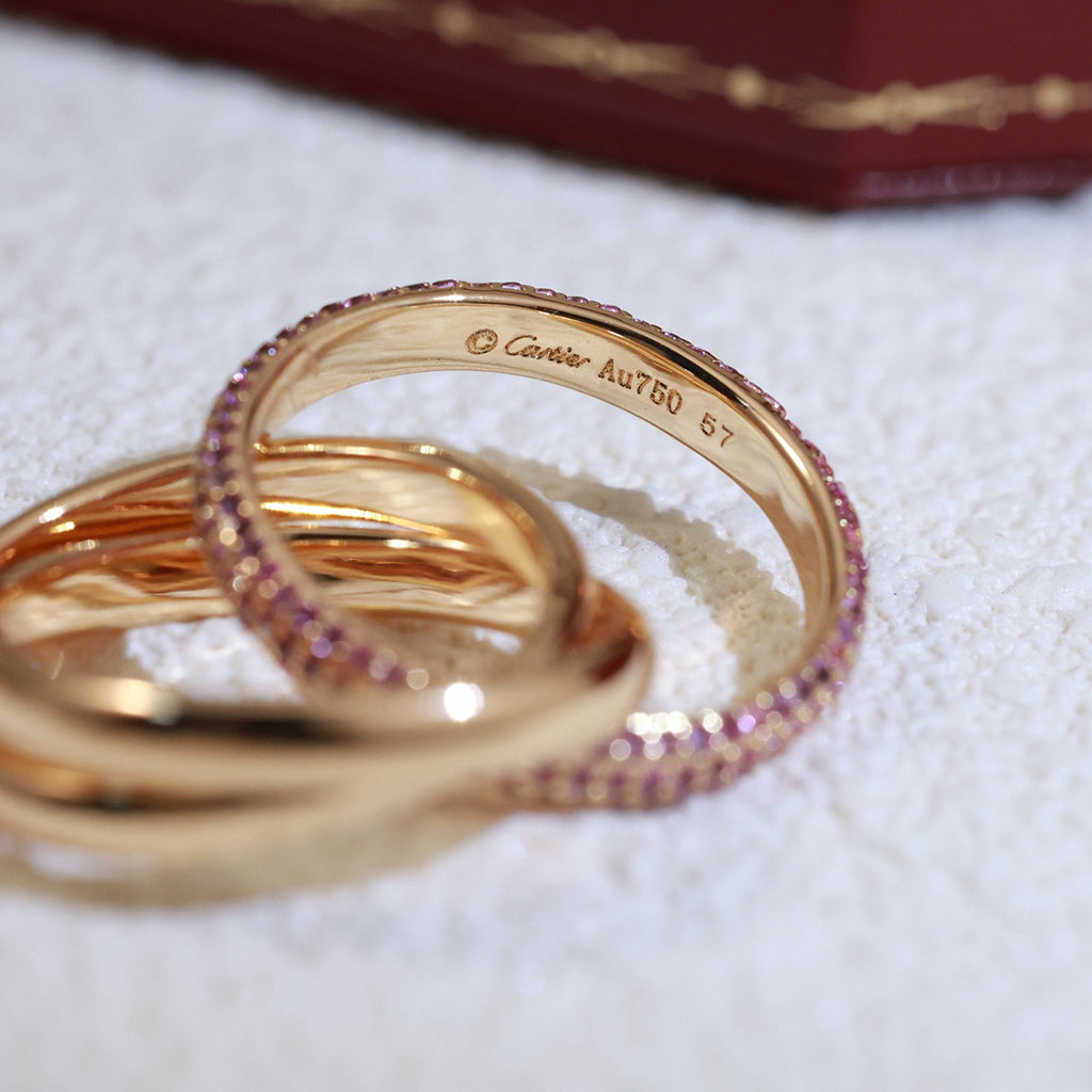 [Limara] TRINITY 3.2MM RING PINK DIAMOND