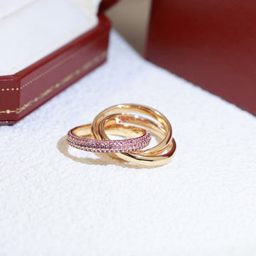 [Limara] TRINITY 3.2MM RING PINK DIAMOND