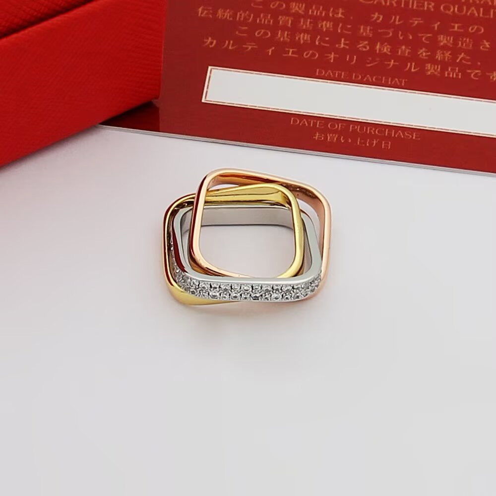 [Limara] TRINITY 3.5MM CUSHION RING COLLECTION